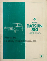1981 Datsun 510 Service Manual