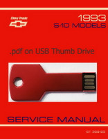 1993 Chevy S10 Models Service Manual