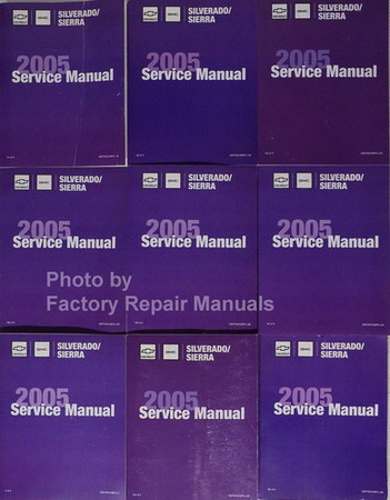 2005 CHEVY SILVERADO SERVICE MANUAL PDF visual data 8