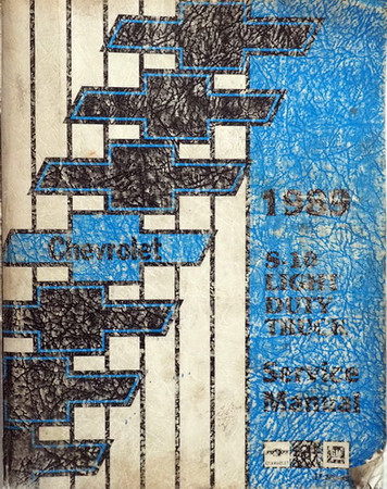 1989 CHEVY S10 REPAIR MANUAL PDF visual data 7