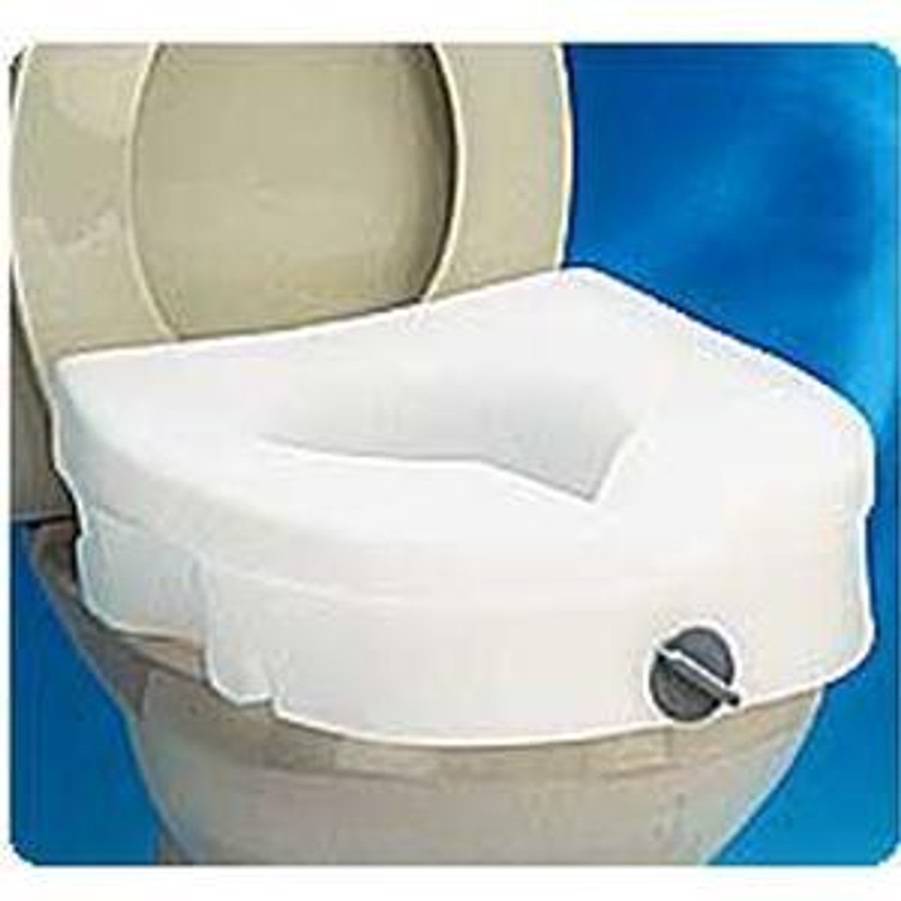 Carex E-Z Lock Locking Raised Toilet Seat with Armrests