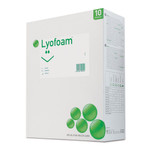 Foam Dressing Lyofoam Max T 3.5 X 3.5 Inch Fenestrated Square Non-Adhesive without Border Sterile