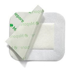 Adhesive Dressing Mepore 2.4 X 2.8 Inch Nonwoven Spunlace Polyester Rectangle White Sterile