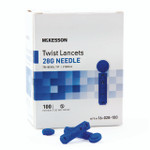 Lancet McKesson Twist Top Lancet Needle 1.8 mm Depth 28 Gauge Twist Top