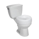Drive Medical Raised Toilet Seat 300 lb Weight 4 H 321810675