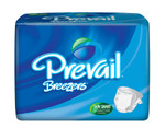 Adult Incontinent Brief Prevail Breezers Tab Closure Large Disposable Heavy Absorbency