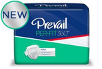 Adult Incontinent Brief Prevail Per-Fit 360 Tab Closure X-Large Disposable Heavy Absorbency