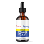 Vitamins D3 and K2 Tincture Drops, by Smart Aging™ |  2 OZ