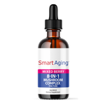 Smart Aging™ 8 in 1 Mushroom Complex Tincture - Mixed Berry