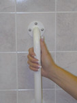 Wall Grab Bar sunmark 18 Inch White Steel