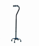 Quad Cane Aluminum 28 to 37 Inch Black