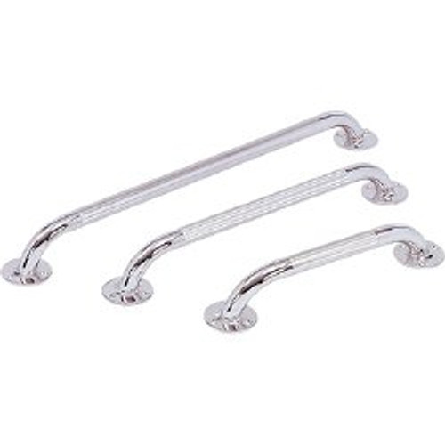 Grab Bar 12 Inch Silver Chrome Plated Steel