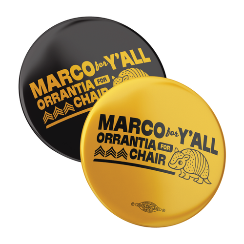 Marco For Y'all (2.25" Pin-Back Button -- Combo Pack Of Two!)