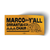 Marco For Y'all (7" x 3.5" Vinyl Sticker)