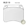 MLB19MRM1802 - BRAKE PAD SET MINTEX MRM1802 RACING MLB19