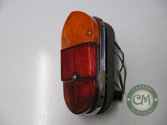 13H222 - Tail Light Assembly - Early Mini - 3 Screw - Left Side