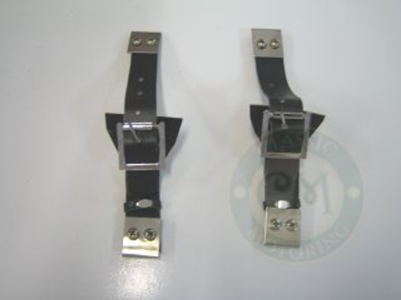 Leather Bonnet Straps, Pair