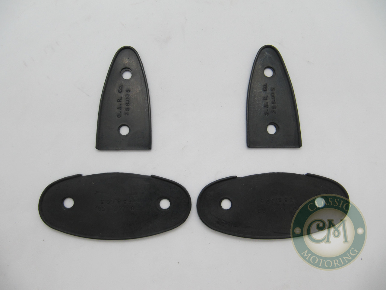 14A5557-6593R - Boot Hinge Gasket Set - 2 Hinges (Rubber) - Mini 14A5557-6593R - Boot Hinge Gasket Set - 2 Hinges (Rubber) - Mini