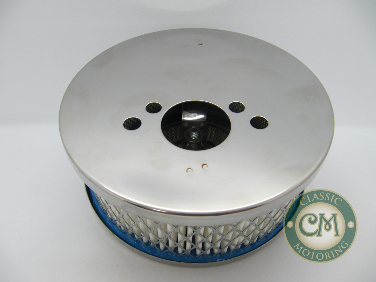 16-26 - Chrome Air Filter - Suit 1 1/4" SU Offset