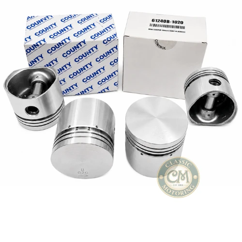 Piston & Ring Set - 998 STD - FLAT TOP (County/Powertune)