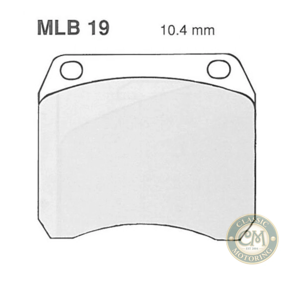 MLB19MRM1802 - BRAKE PAD SET MINTEX MRM1802 RACING MLB19