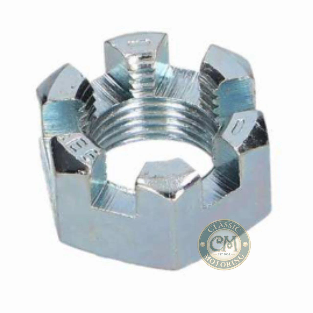 51K328 5/8" UNF castellated hub retaining nut for Sprite, MG Midget, Morris Minor, Mini and Moke