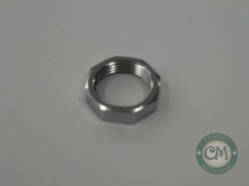 Wiper Wheel Box Chrome Nut - late 8 sided Wiper Wheel Box Chrome Nut - late 8 sided