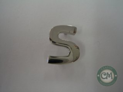Badge "S" for Morris Cooper S on Bonnet or Boot