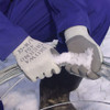 Cold resistant Showa 451 Gloves worn by worker