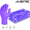 Skytec IRIS Disposable Powder Free Nitrile Gloves in Purple