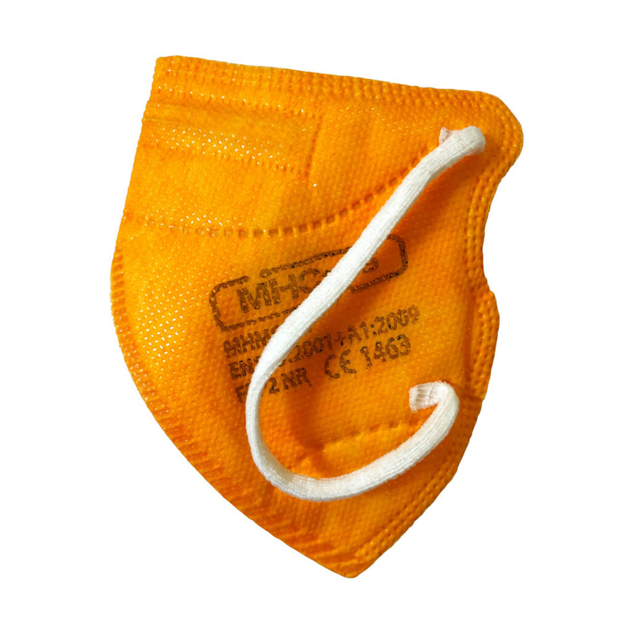 Orange MHCare Childrens FFP2 Face Mask with Ear Loops