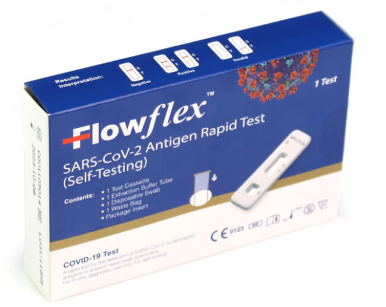 Flowflex COVID-19 Rapid Antigen Self Test Box