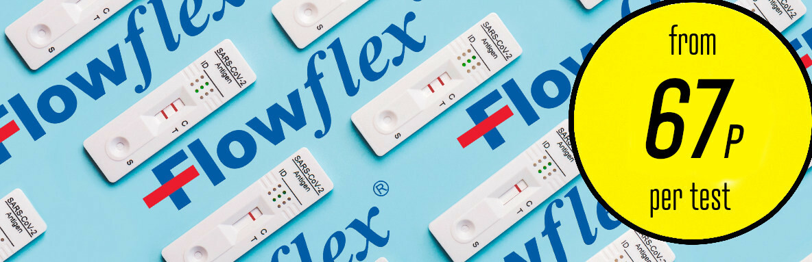 Cheap Flow Flex Covid-19 Tests from 69p