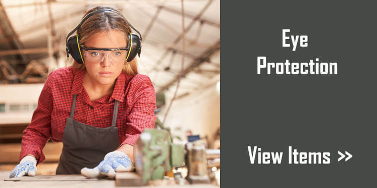 Eye and Face Protective PPE Equipment, such as personal protective goggles, glasses and spectacles, supplied by Mendip Safety Supplies