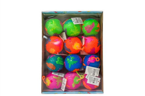 Light Up Vehicle Balls 12 Pcs