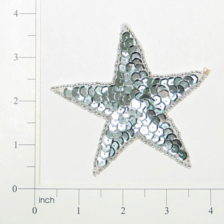 Sequin Star Applique (3 1/2")