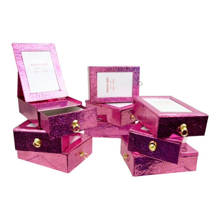 Value Pack of 36 Frame Box With drawer - Pink