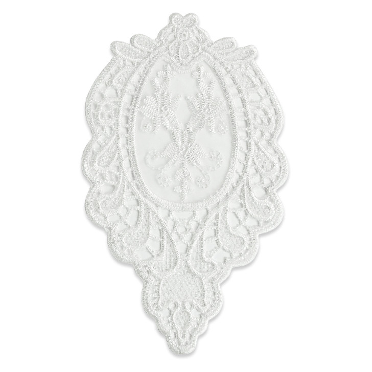 Embroidered Patch Lace Applique/Patch 4 1/2" x 7 1/2"