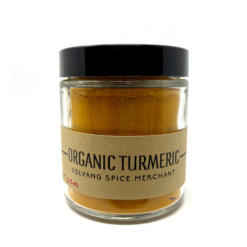 1/2 cup jar of Organic Turmeric Powder