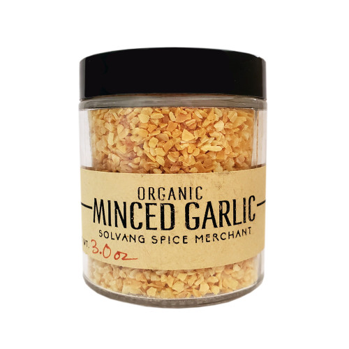 1/2 cup jar of Minced Organic Garlic