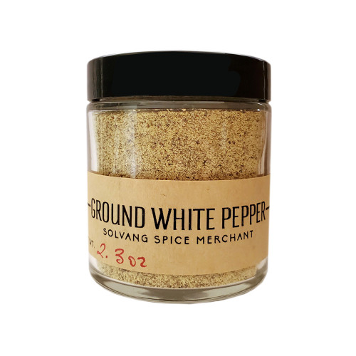 1/2 cup jar of Ground White Pepper
