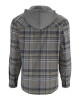 Simms M's Coldweather Hoody Gunmetal Neo Plaid Sz.XL