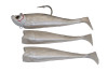 Mega Bite Swim Tail Jigs 14oz UV White Russian