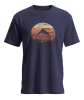 SKRE Retro Sunset T-Shirt Heather Navy Sz.XXL