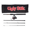 Ugly Stik GX2 7'0" M 4pc Spinning Travel Kit