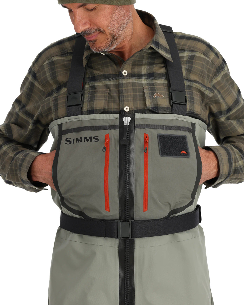 Simms M's Freestone Z Waders - Smoke Sz.L 9-11