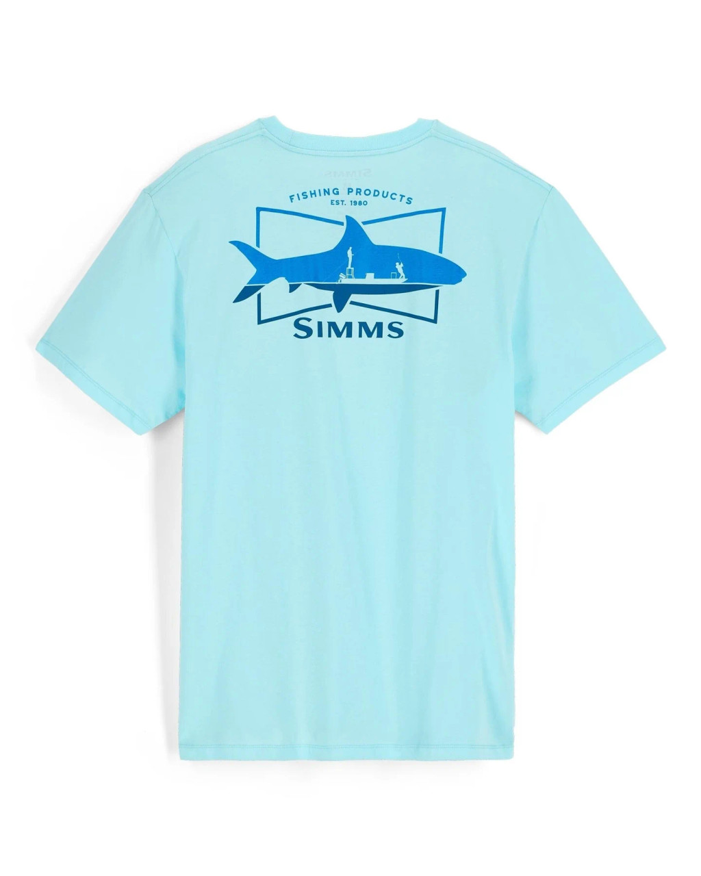 Simms M's Salty Sign T-Shirt Sea Breeze Sz.XL
