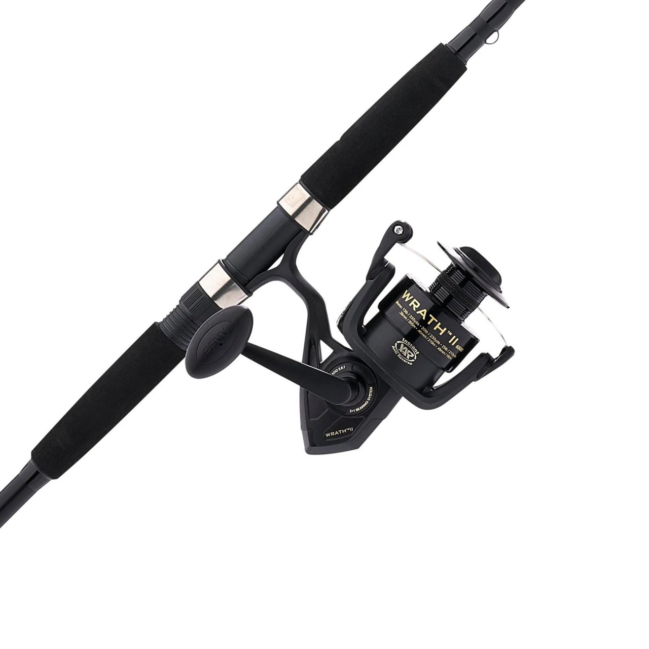 Penn Wrath II 6000 9' MH Spinning Combo