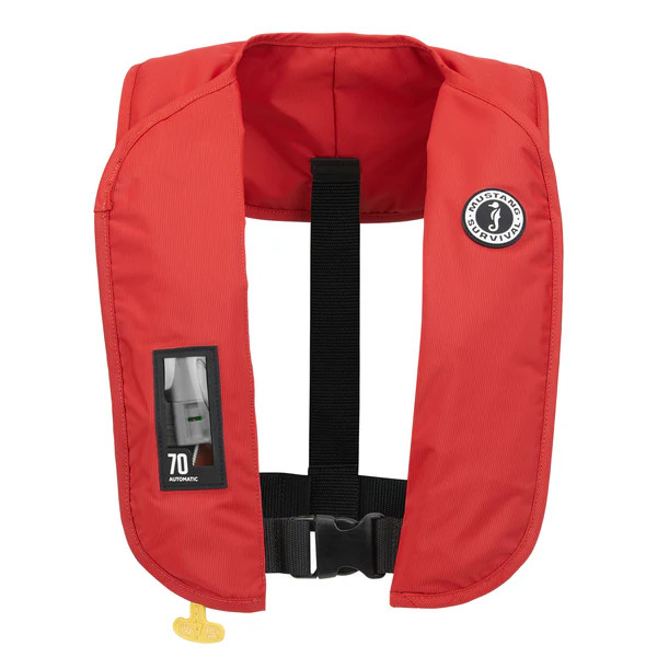 Mustang MIT70 Automatic PFD Red