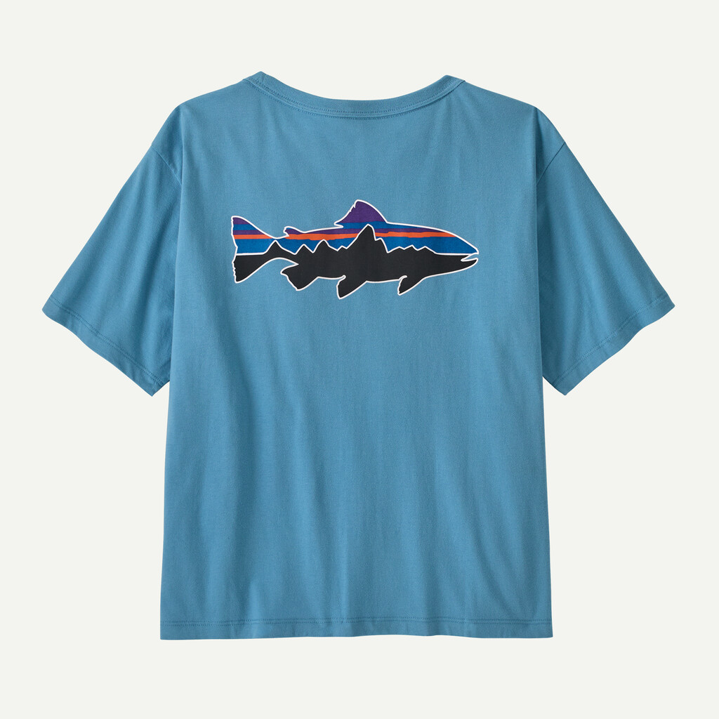 Patagonia W's Fitz Roy Trout Easy Cut T-Shirt SHRB S